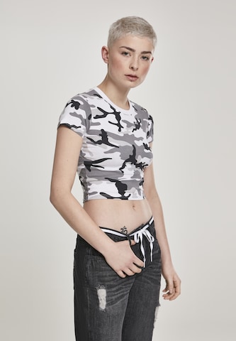 Maglietta 'Cropped Tee' di Urban Classics in colori misti: frontale