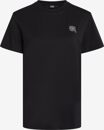 Karl Lagerfeld T-Shirt in schwarz / silber, Produktansicht