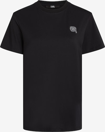 Karl Lagerfeld Тениска в черно / сребърно, Преглед на продукта