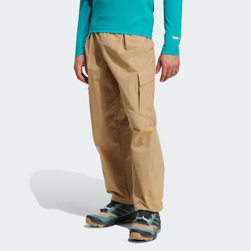 Loosefit Pantalon outdoor 'Xploric' ADIDAS TERREX en marron : devant