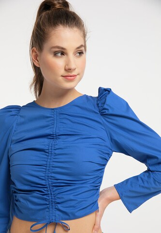 MYMO Blusenshirt in Blau