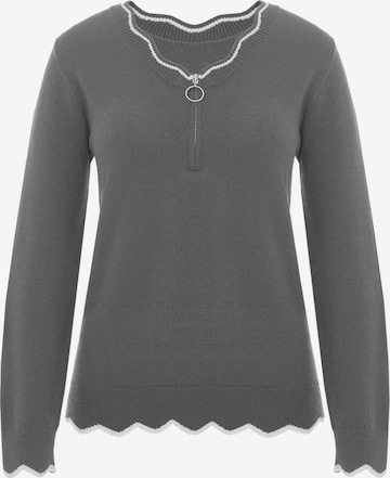 Pull-over Imily Bela en gris : devant