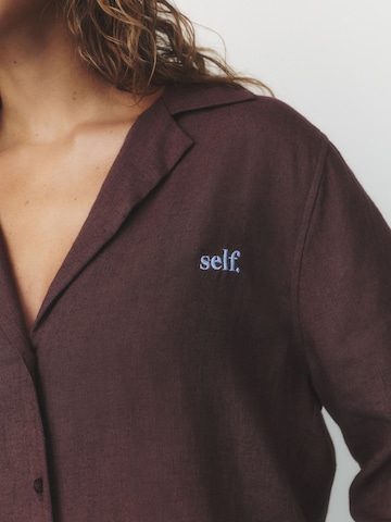 self. Blouse in Bruin