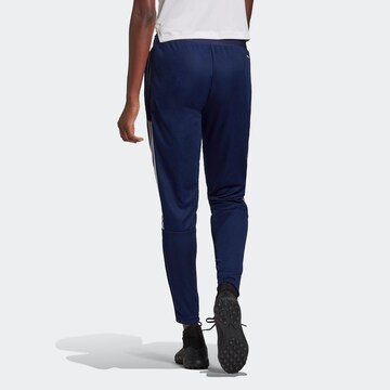 Effilé Pantalon de sport 'Tiro 21 ' ADIDAS SPORTSWEAR en bleu