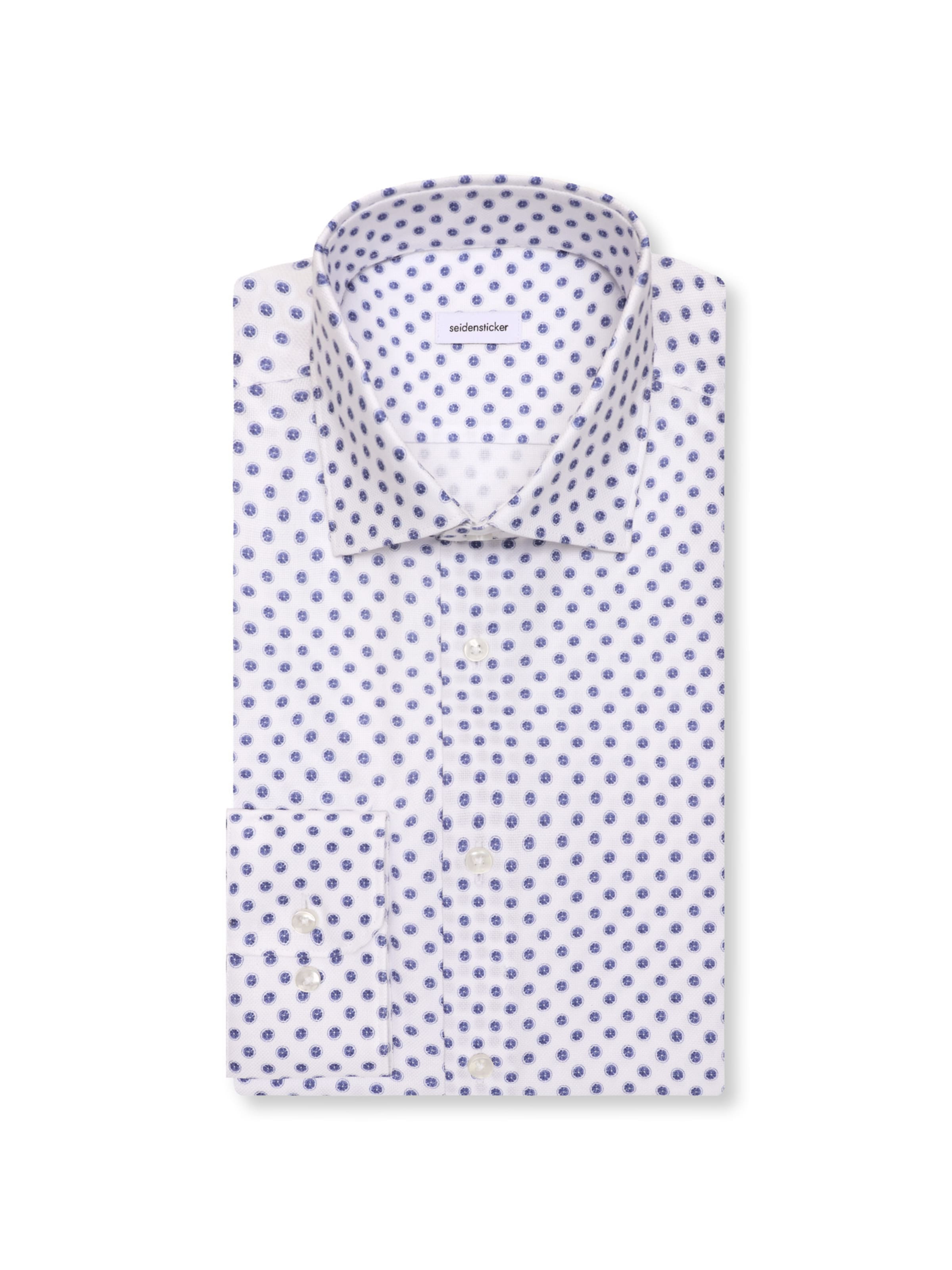 SEIDENSTICKER Regular fit Business shirt 'Schwarze Rose' in Blue