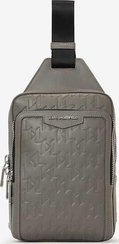 Sac à bandoulière Karl Lagerfeld en gris : devant