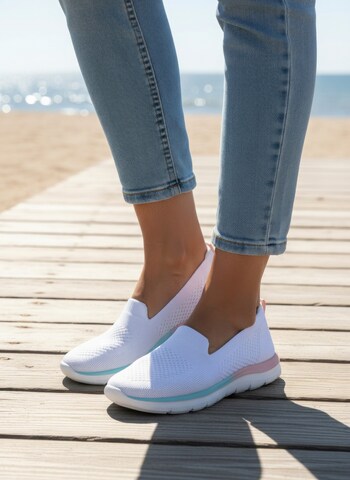 LASCANA - Zapatillas sin cordones en blanco