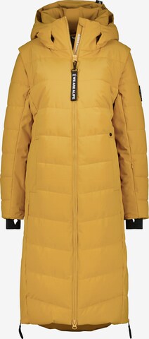 Alife and Kickin Winter Coat 'Nelly' in Yellow: front