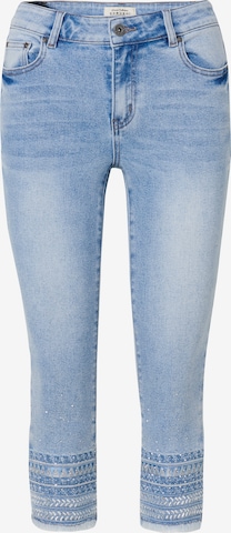 mėlyna KOROSHI Prigludęs Džinsai: priekis