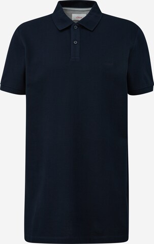 s.Oliver Red Label Big & Tall Shirt in Blauw: voorkant