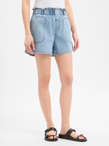 Regular Pantalon Marie Lund en bleu : devant