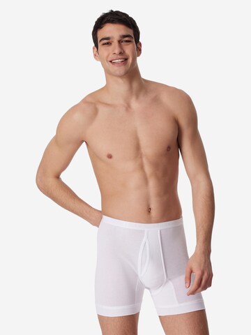 SCHIESSER Boxer shorts 'Original Classics Doppelripp' in White