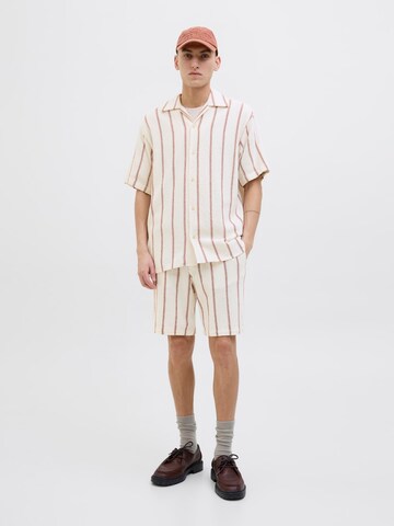 JACK & JONES Loose fit Trousers 'JPSTJaiden' in Brown