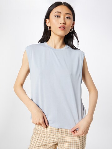 Monki Top in Blauw: voorkant