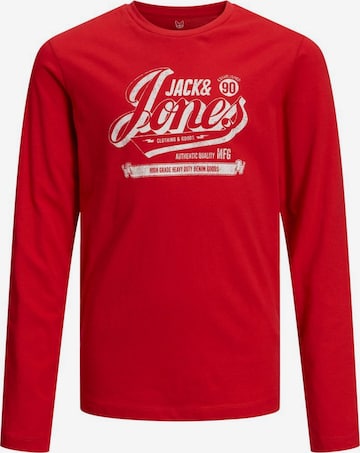 Tricou de la Jack & Jones Junior pe roșu: față