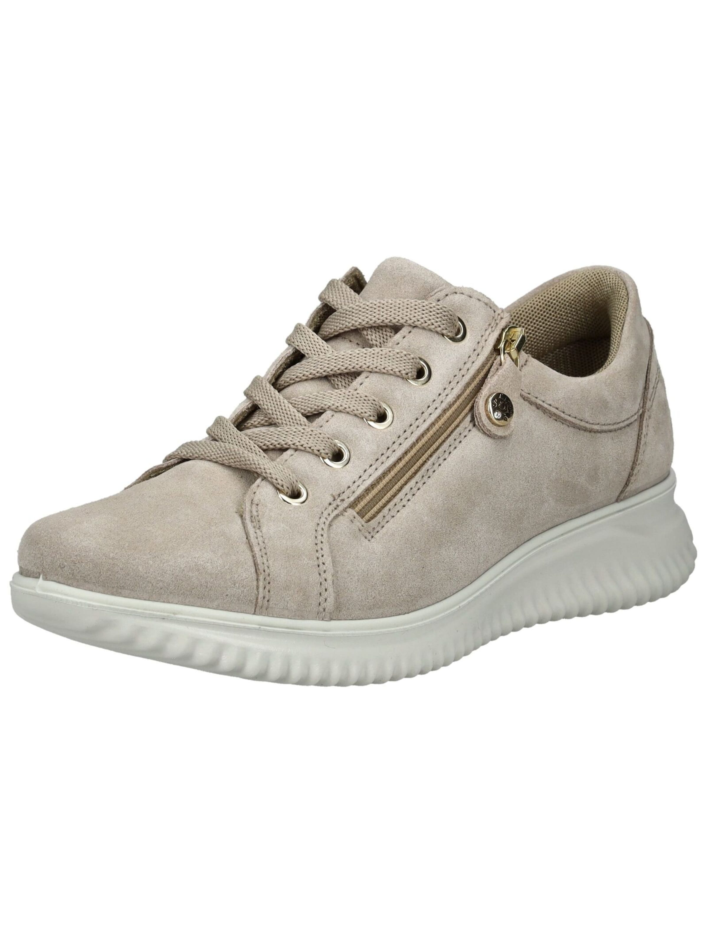 Baskets basses IMAC en beige : devant