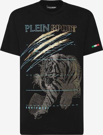 Plein Sport T-Shirt 'Tiger' in Schwarz: Vorderseite