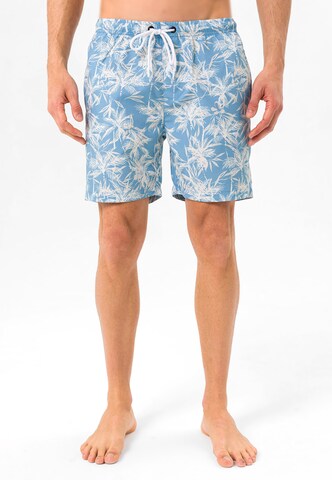 Jimmy Sanders Zwemshorts in Blauw: voorkant