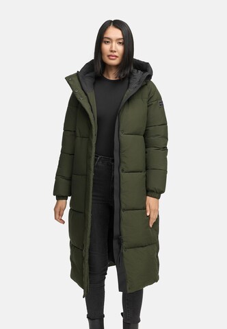 NAVAHOO Mantel 'Taublüte XIV' in Grün