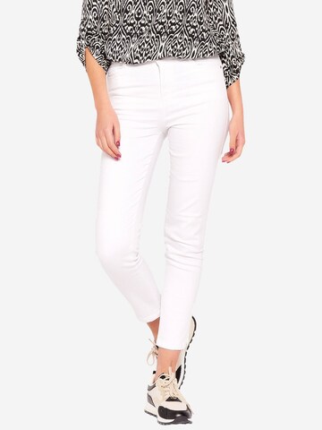 LolaLiza Slimfit Spodnie w kolorze biały: przód