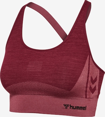 Hummel Bustier Sporttop in Rot