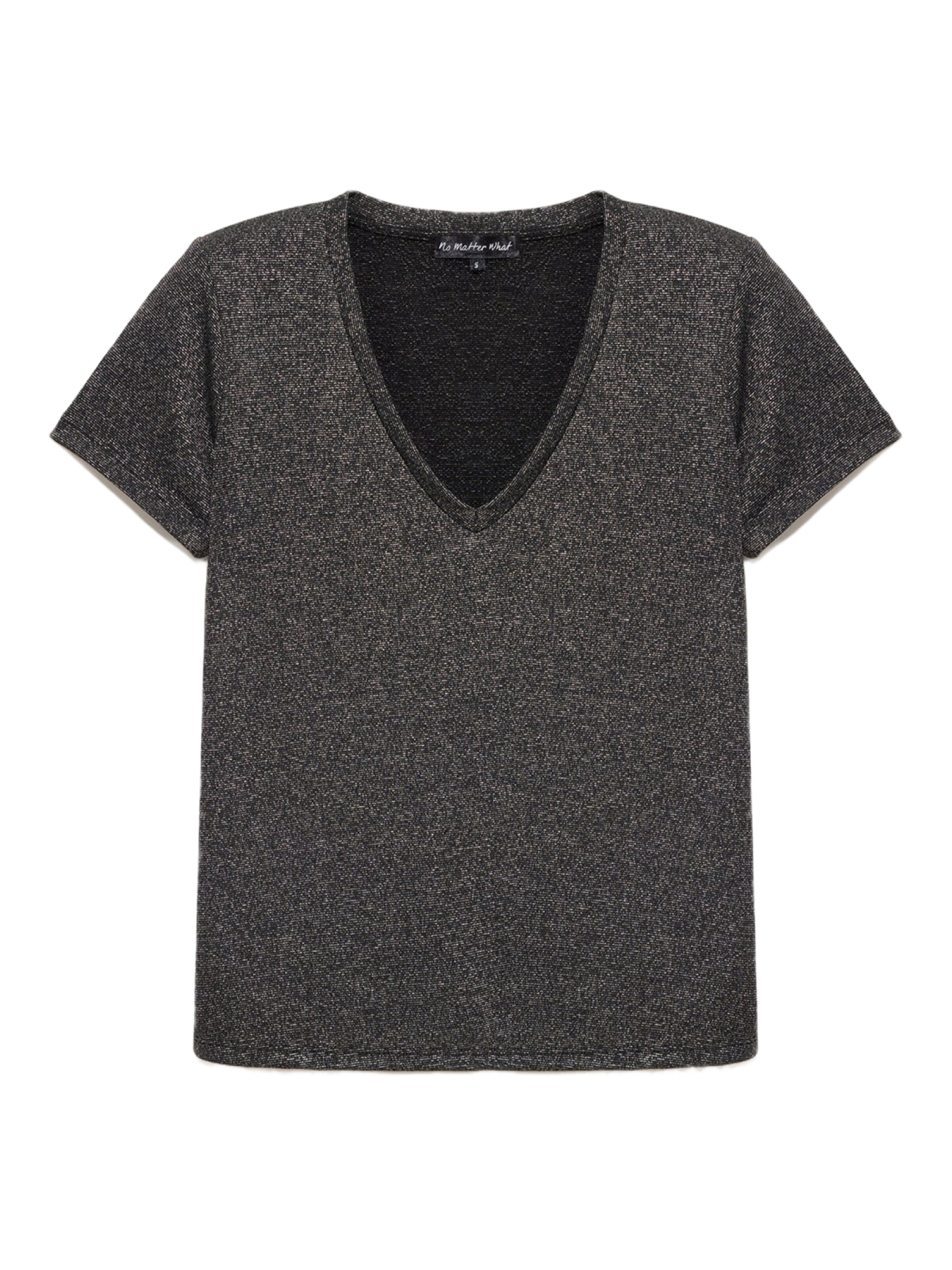 No Matter What Shirt in Black: front