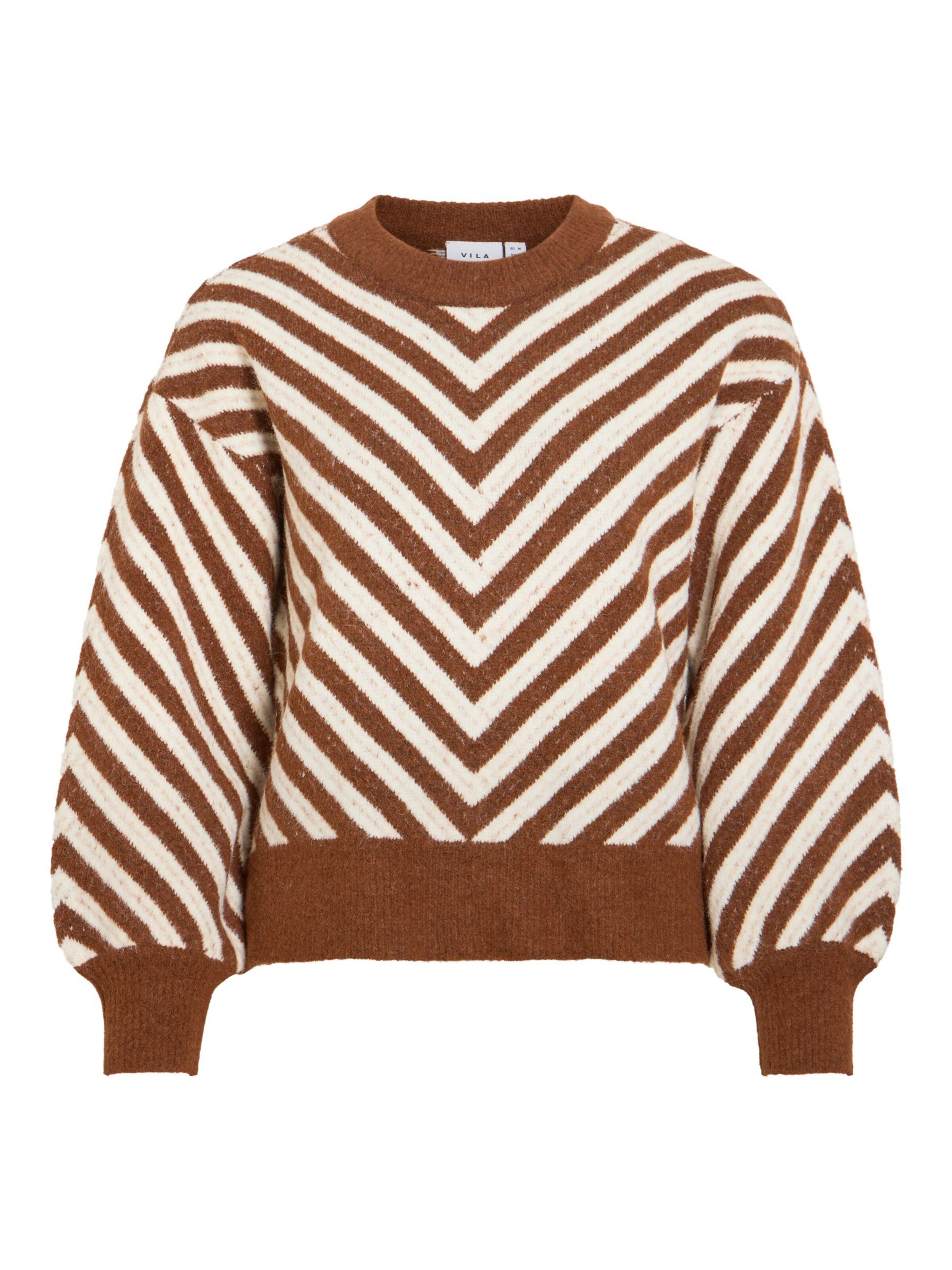 VILA - Jersey 'VILUNA' en marrón: frente