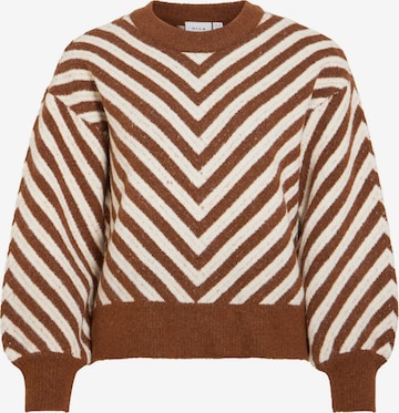 VILA Pullover 'VILUNA' i brun: forside