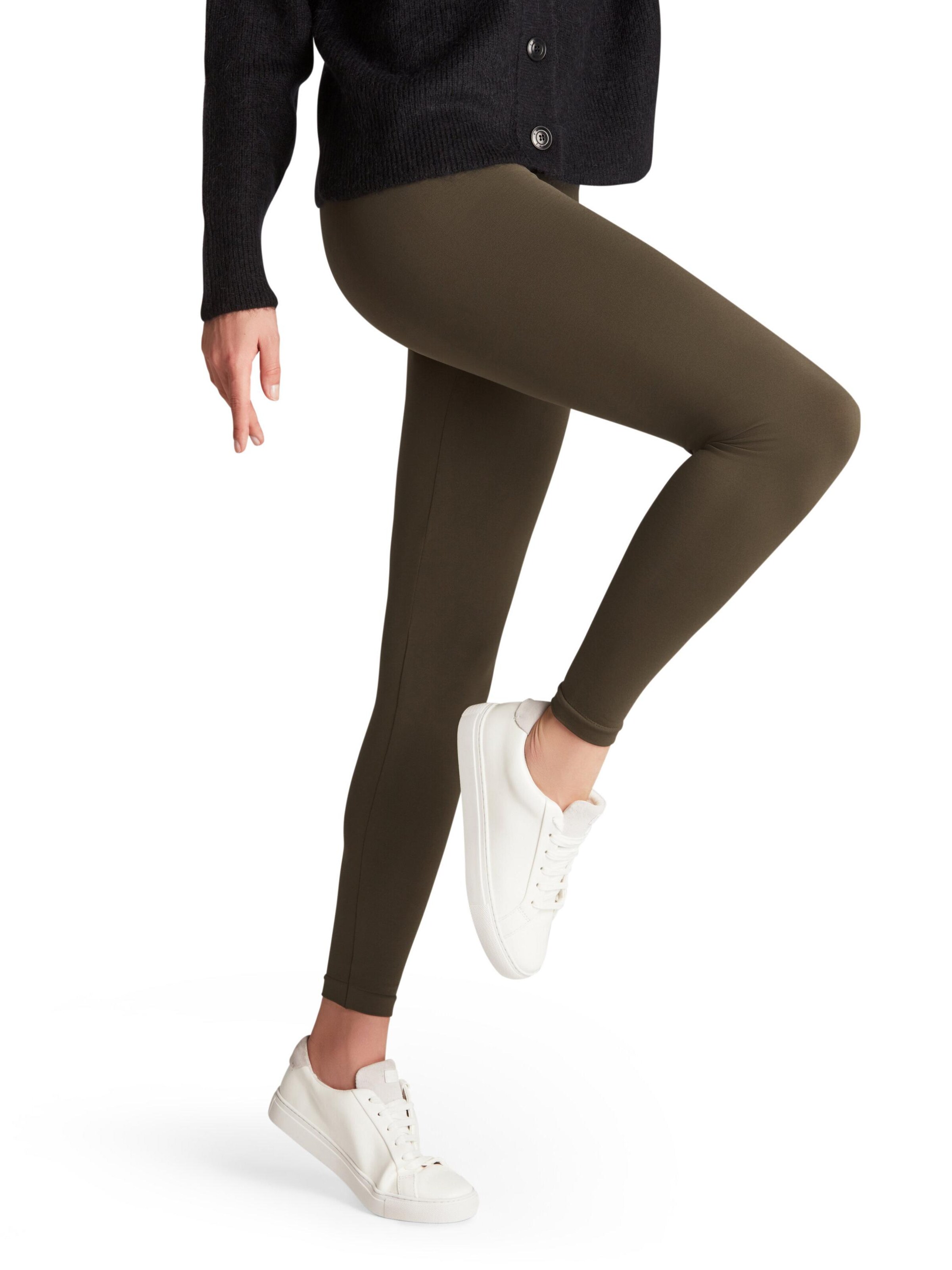 FALKE Skinny Leggings 'Seamless' in Green