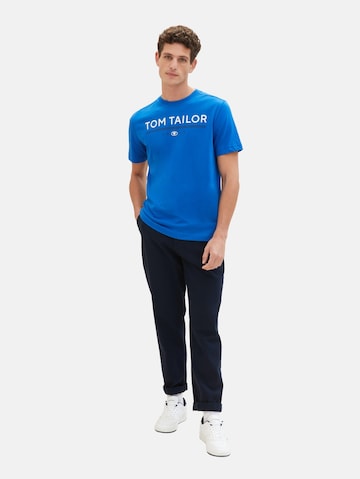 TOM TAILOR T-shirt i blå