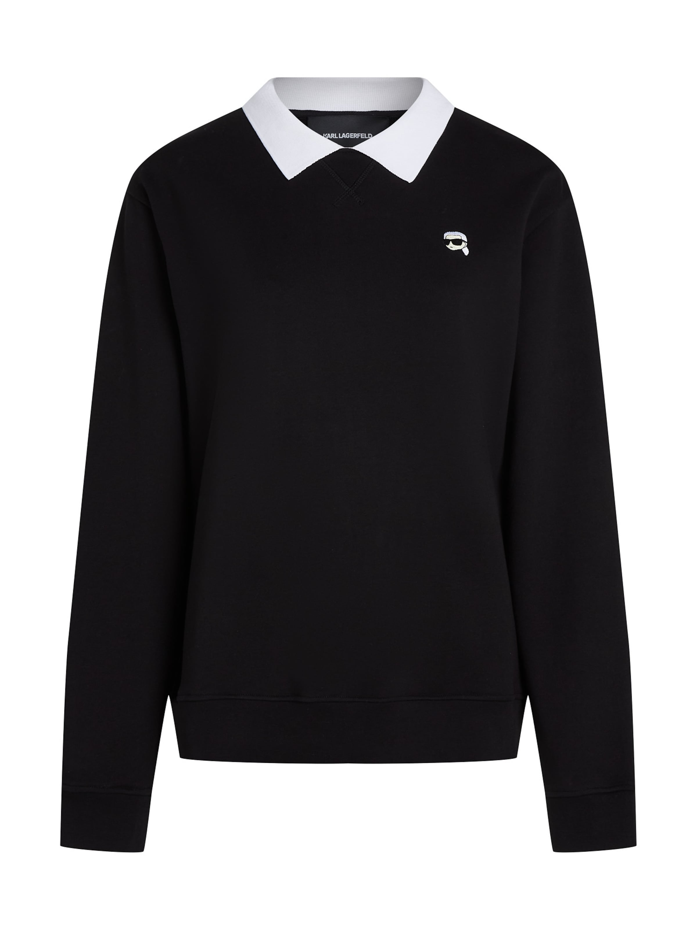 Felpa di Karl Lagerfeld in nero: frontale