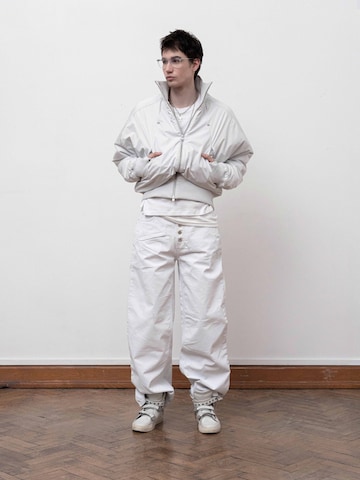 ENRAGE Overgangsjakke 'AUDIO BOMBER JACKET' i hvid