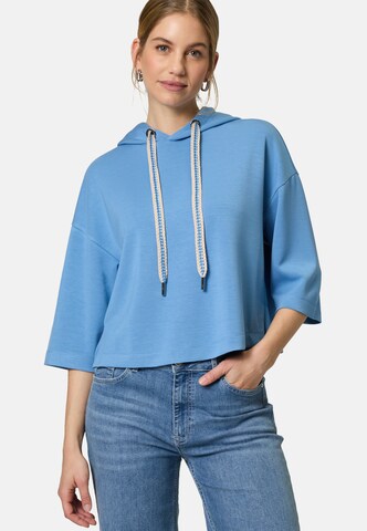 Sweat-shirt zero en bleu : devant