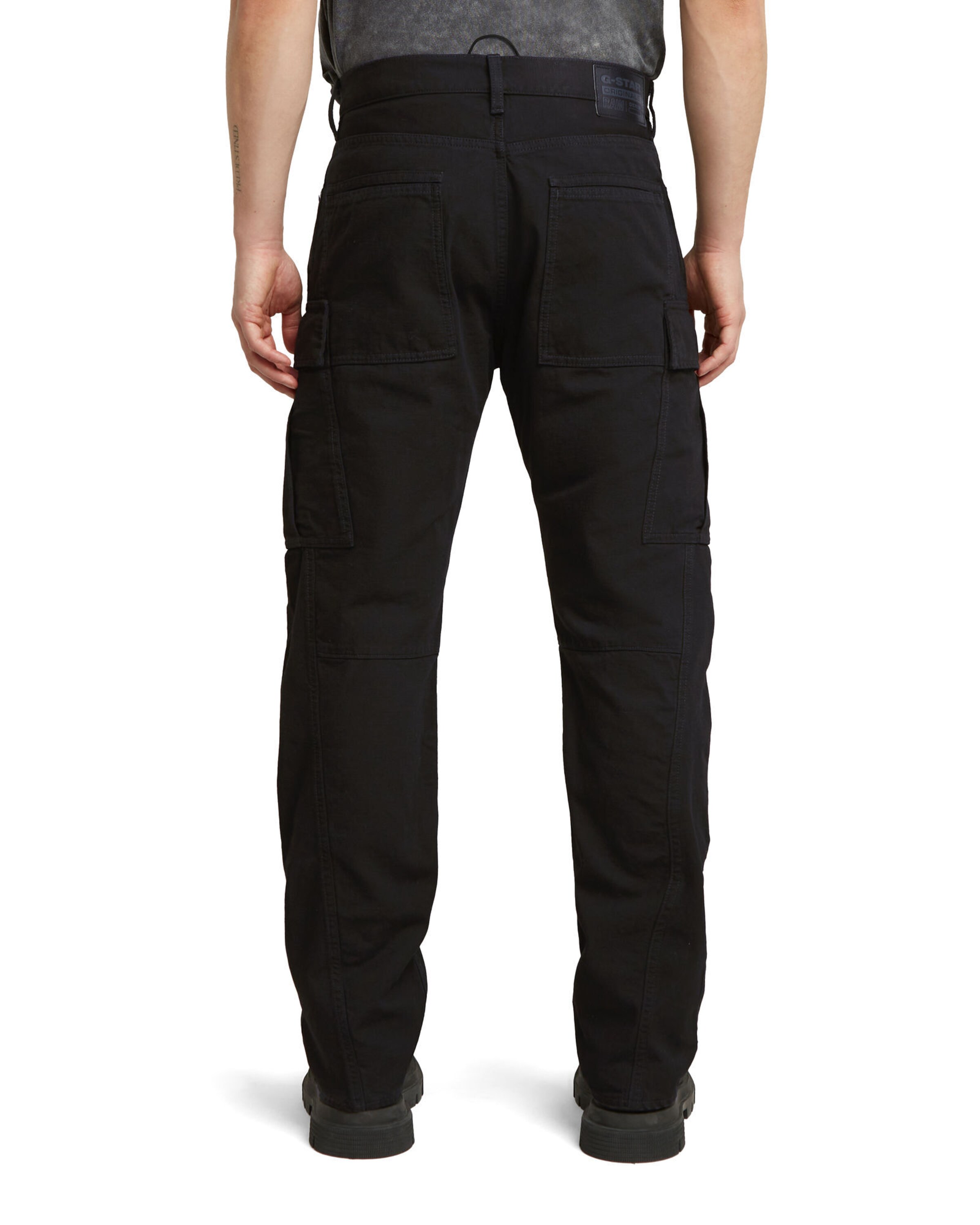 G-STAR Regular Cargojeans in Zwart
