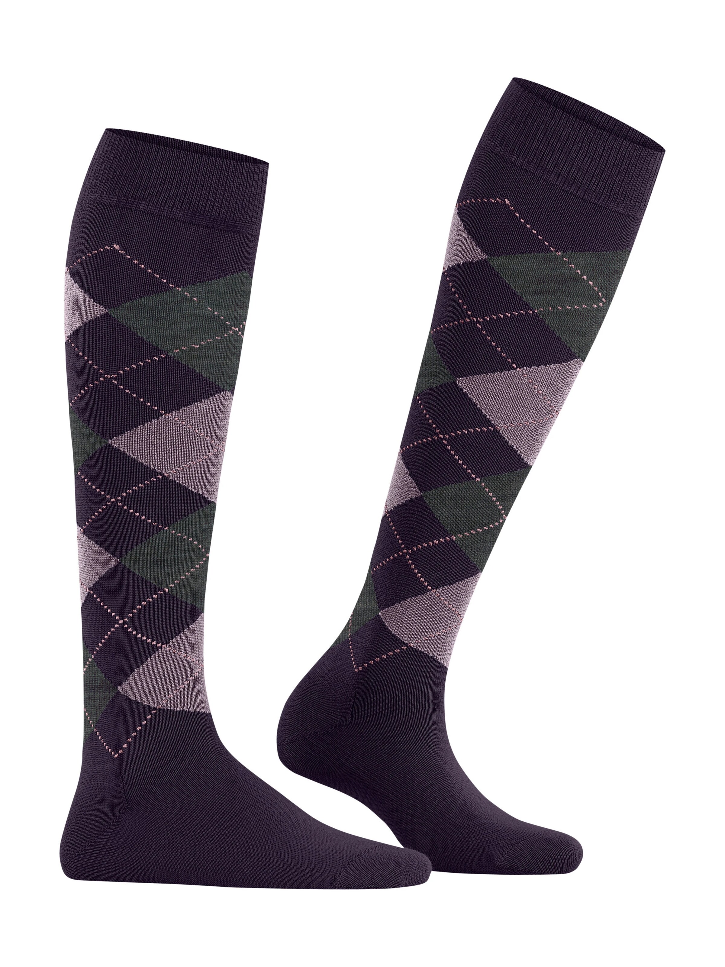 BURLINGTON Over the Knee Socks 'Marylebone' in Red