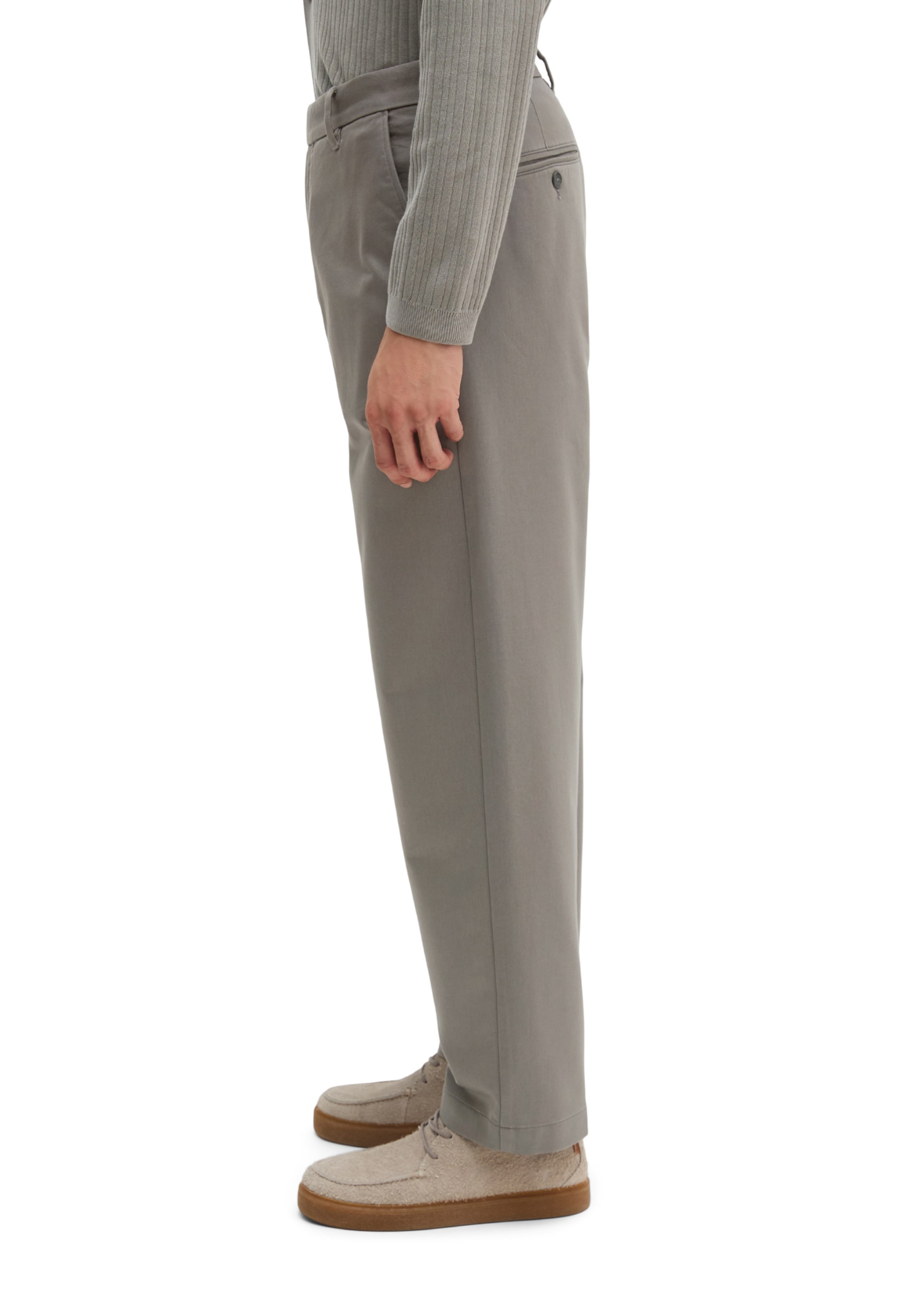 Marc O'Polo Regular Chinohose in Grau