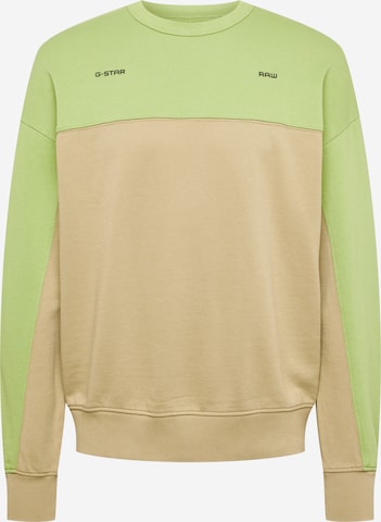 G-Star RAW Sweatshirt in Grün: predná strana