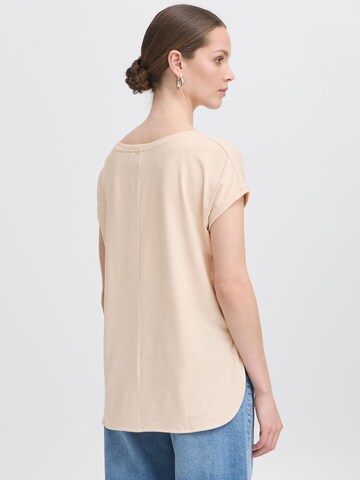 ICHI T-Shirt ' IHREBEL SS12 ' in Beige