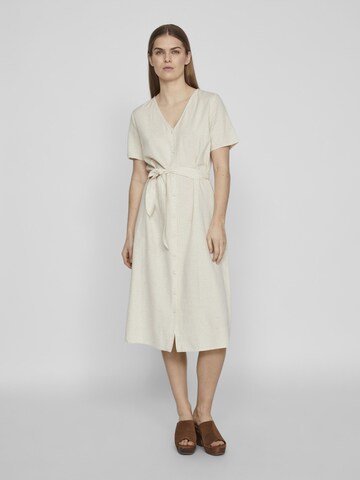 VILA Blousejurk in Bruin: voorkant