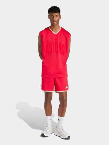 ADIDAS SPORTSWEAR Regular Sportbroek 'Stadium' in Rood