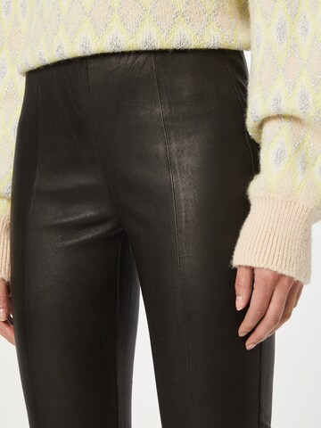 Skinny Leggings 'Laja' Cream en noir