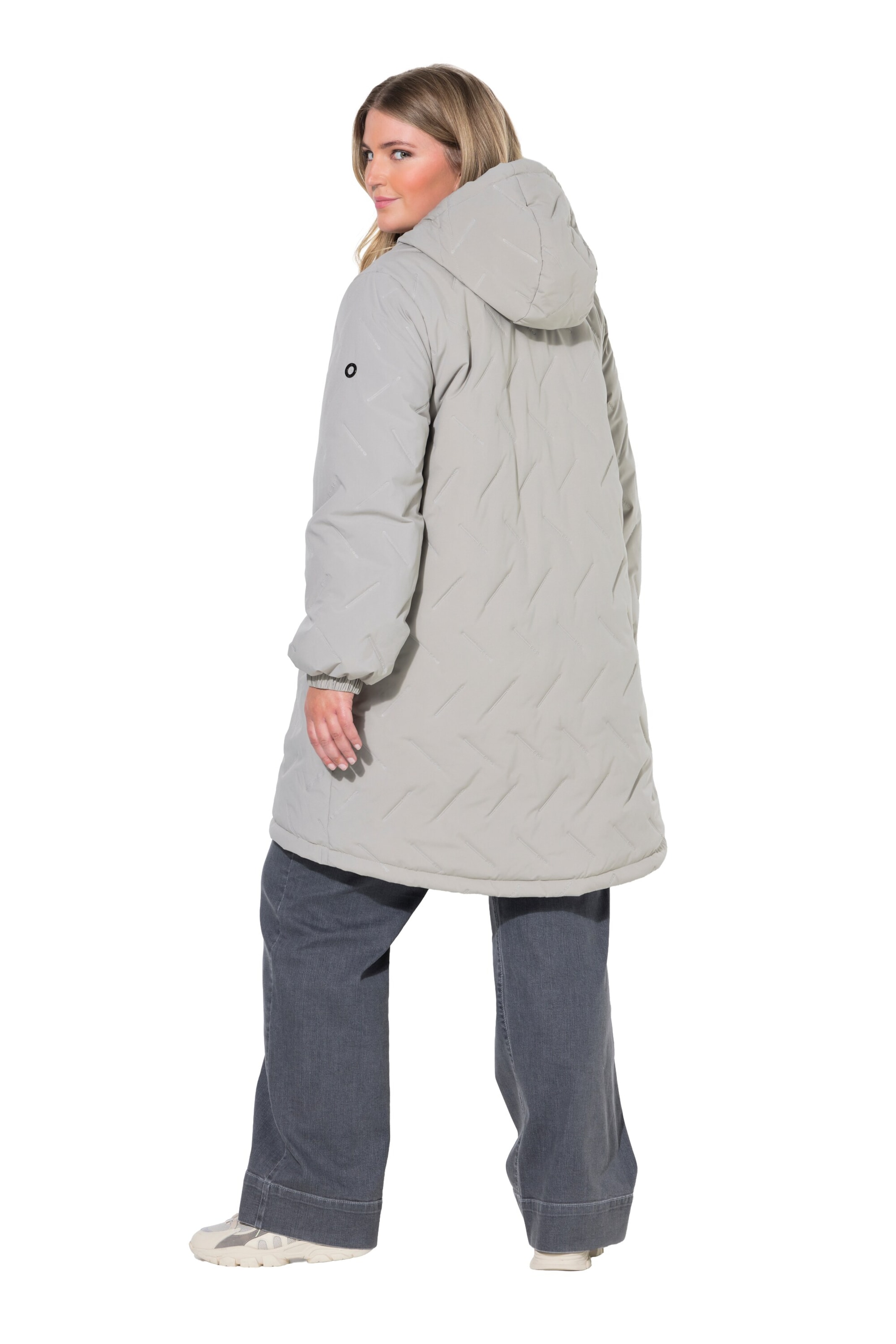 Ulla Popken Raincoat in Grey