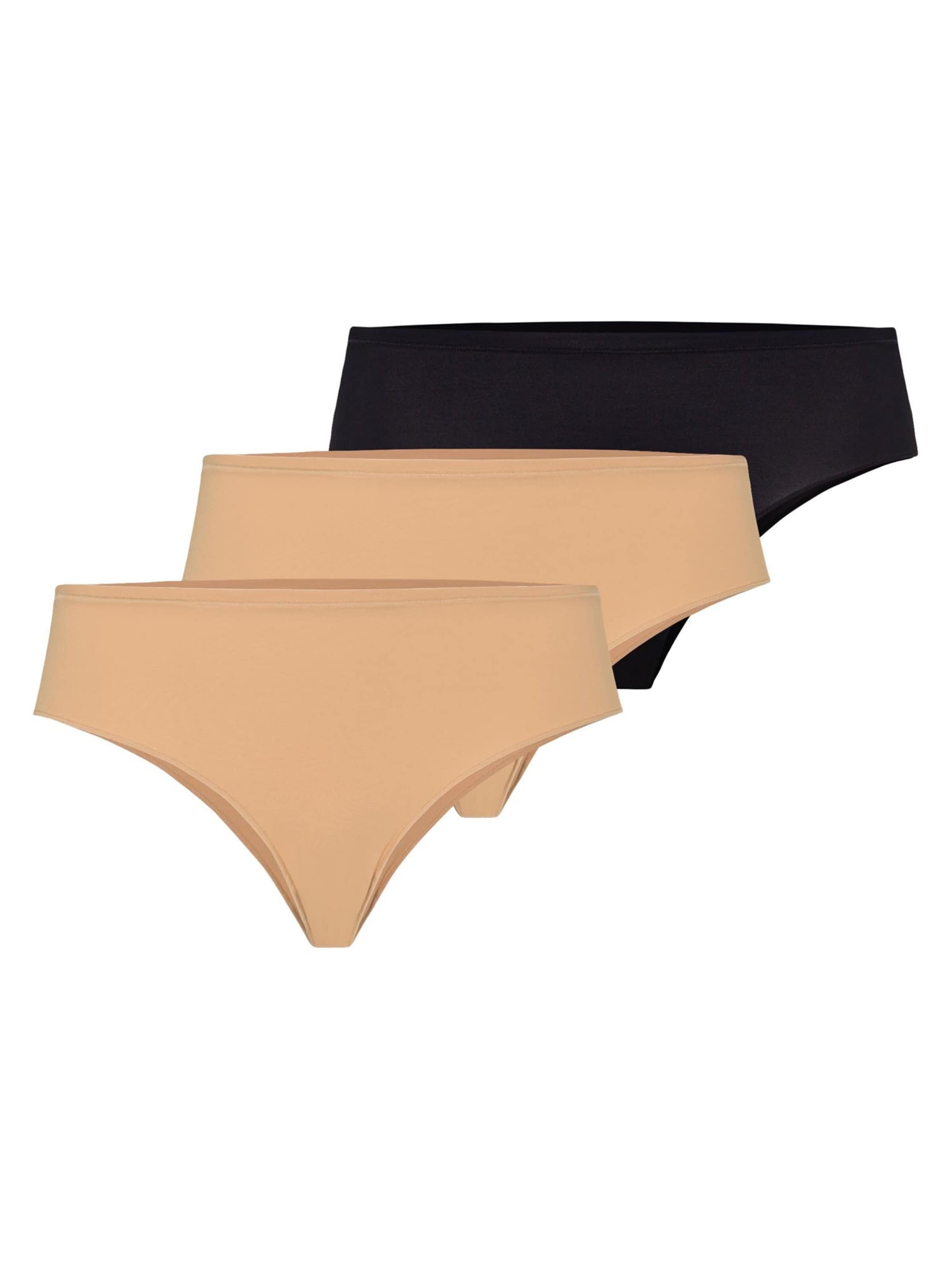 Hanro Slip 'Allure'‌‌ in Braun: Vorderseite