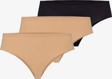 Hanro Slip 'Allure' in Braun: Vorderseite
