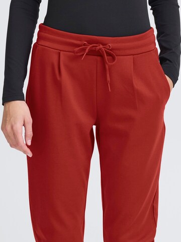ICHI Tapered Hose 'IH Kate' in Braun