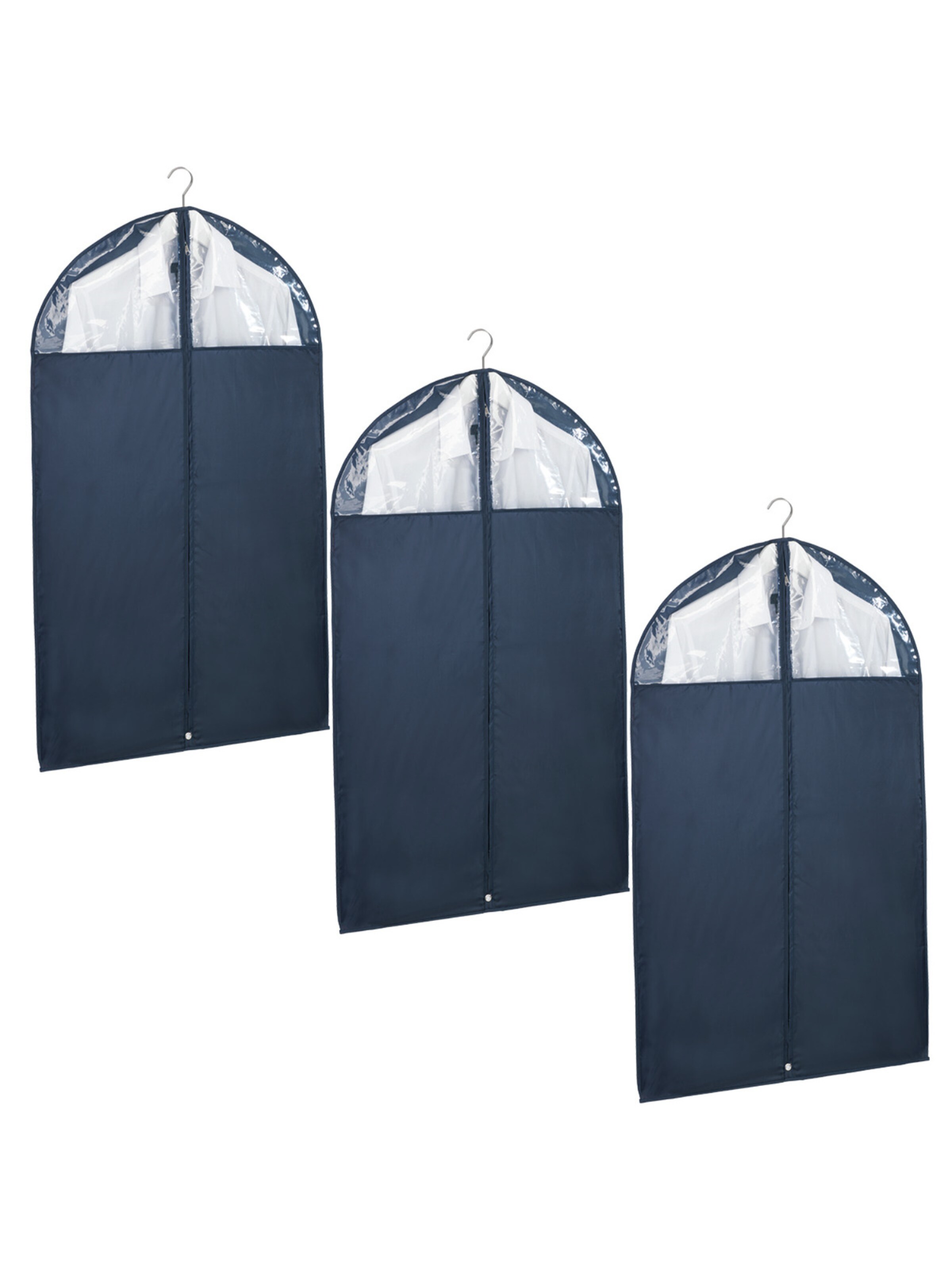 Wenko Garment Bag in Blue: front