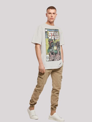 F4NT4STIC Shirt 'Star Wars Boba Fett Comic' in Grijs