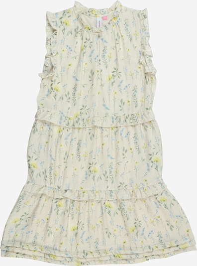 Vero Moda Girl Robe 'JOSIE' en beige / bleu clair / vert foncé / blanc cassé, Vue avec produit