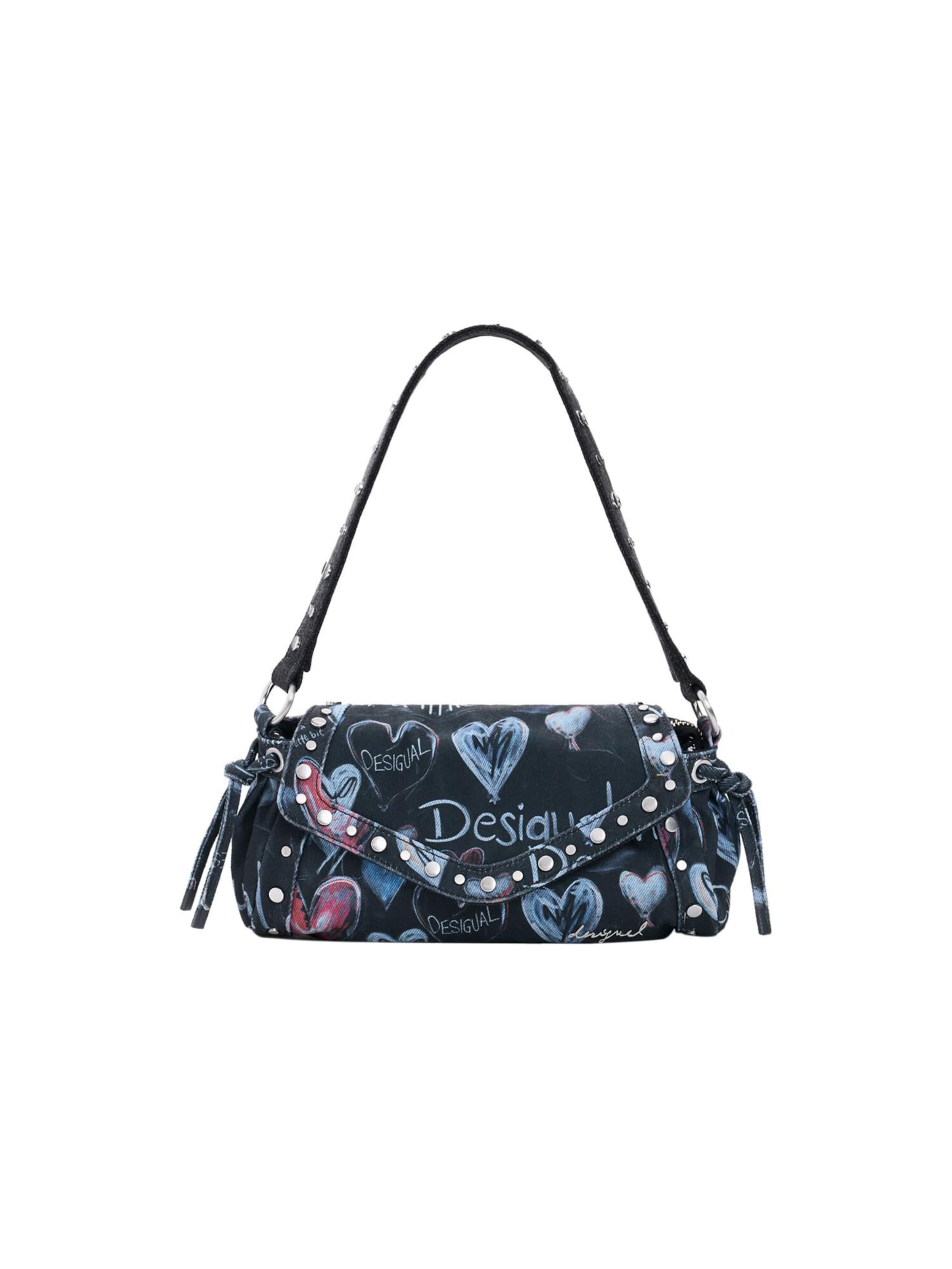 DesigualTorba preko ramena - plava boja: prednji dio