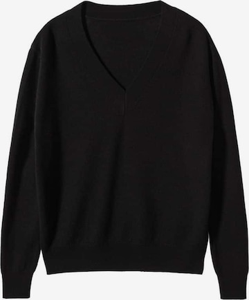 MANGO Sweater in Black: front